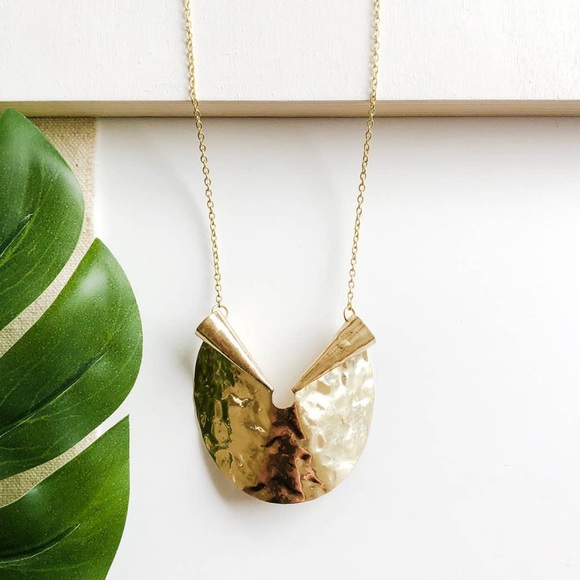 Sculptural Scroll Necklace - Picture 3 of 6